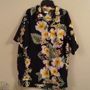 Black & Yellow Hawaiian shirt